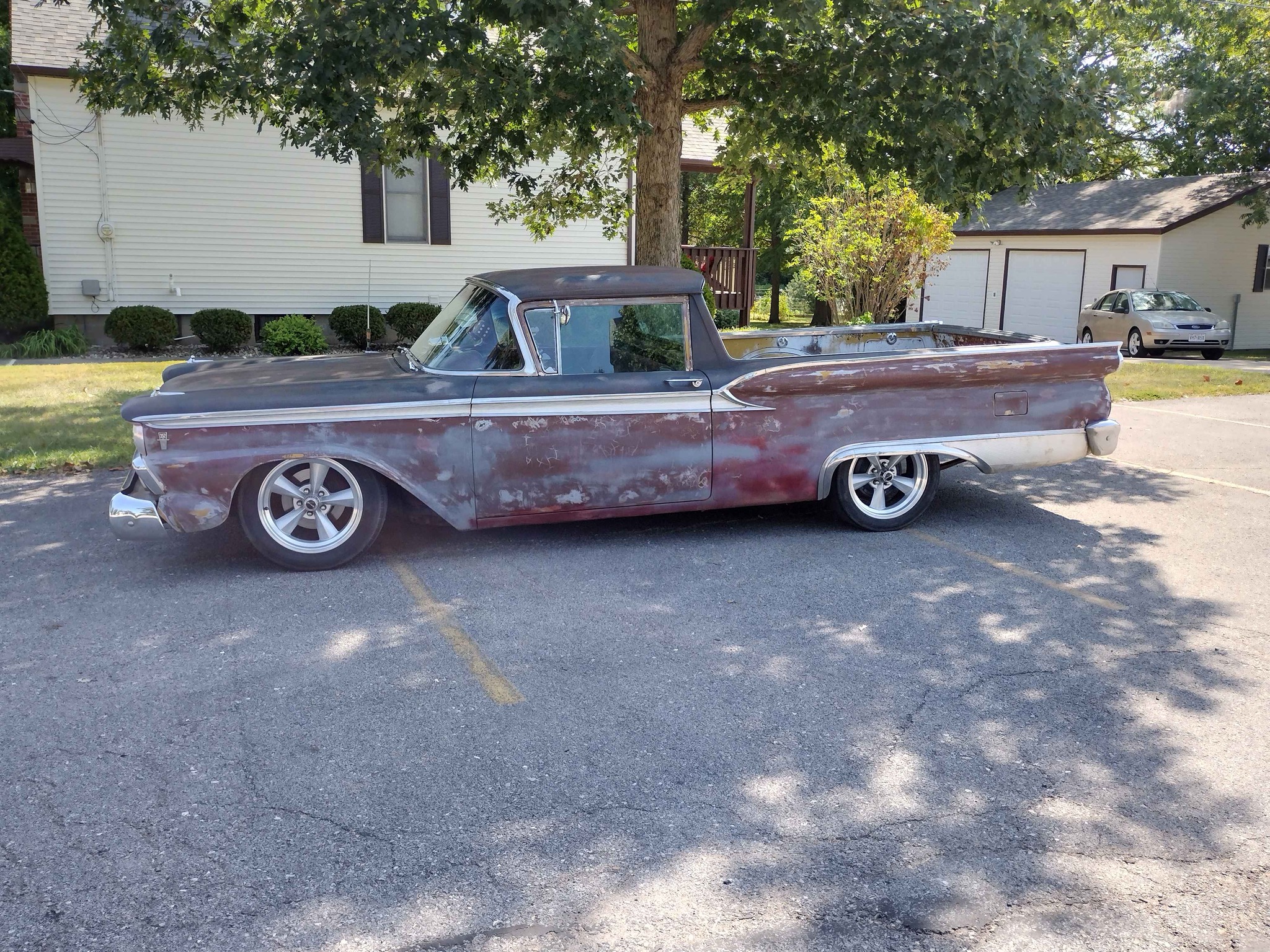 1959 Ford F1 · Ranchero Custom patina Ratrod