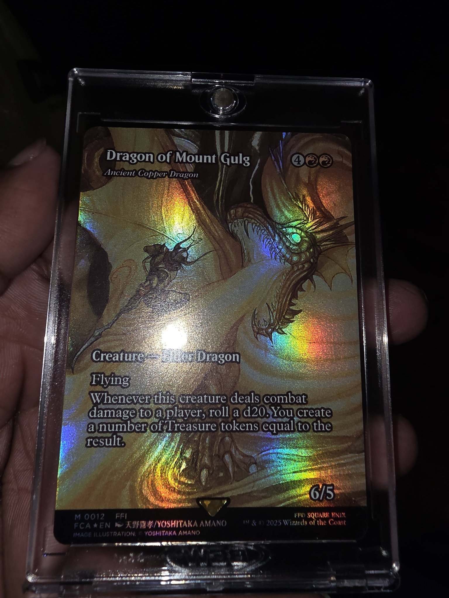 mtg final fantasy dragon of mount gulg roll a d20 Biggest Magic: The Gathering pull