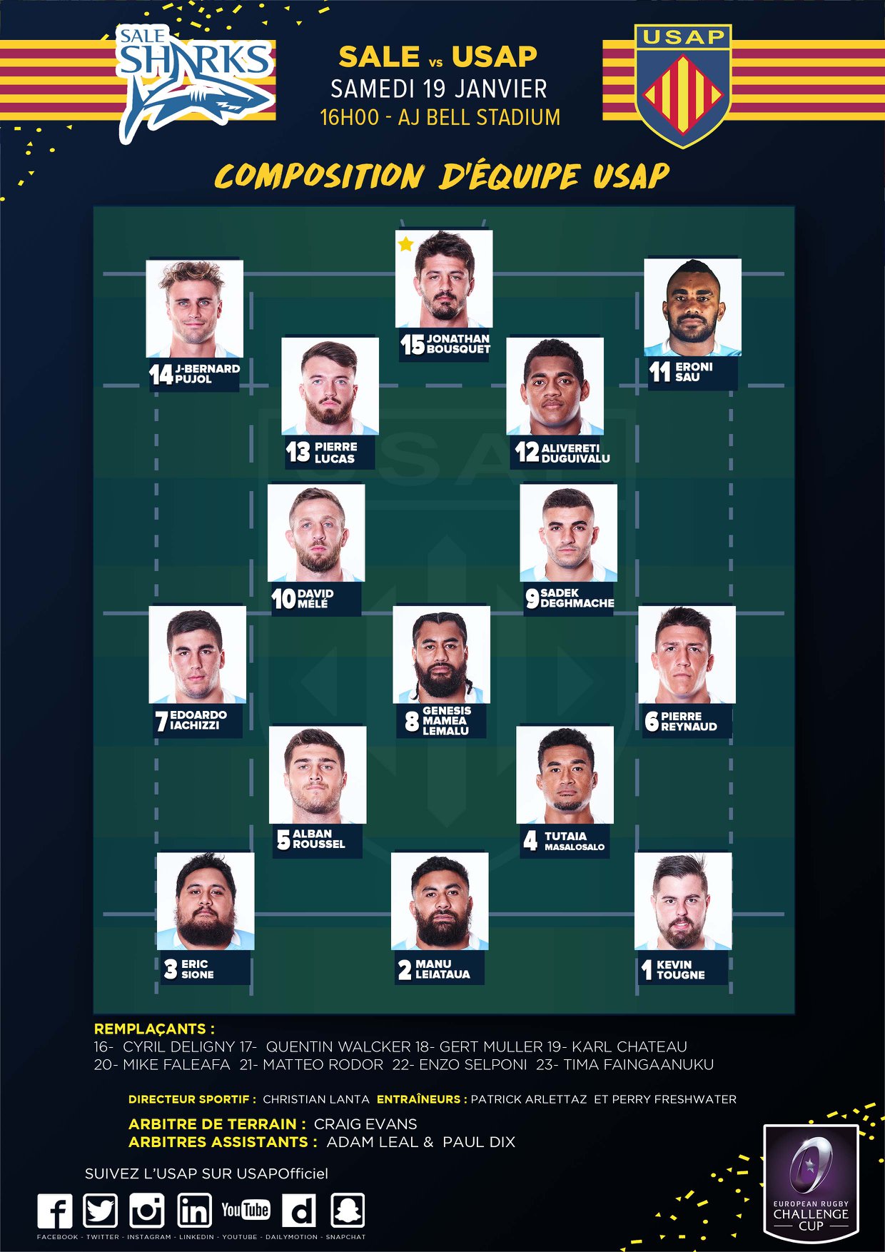 Usap Asso - La compo pour Sale USAP avec les jeunes