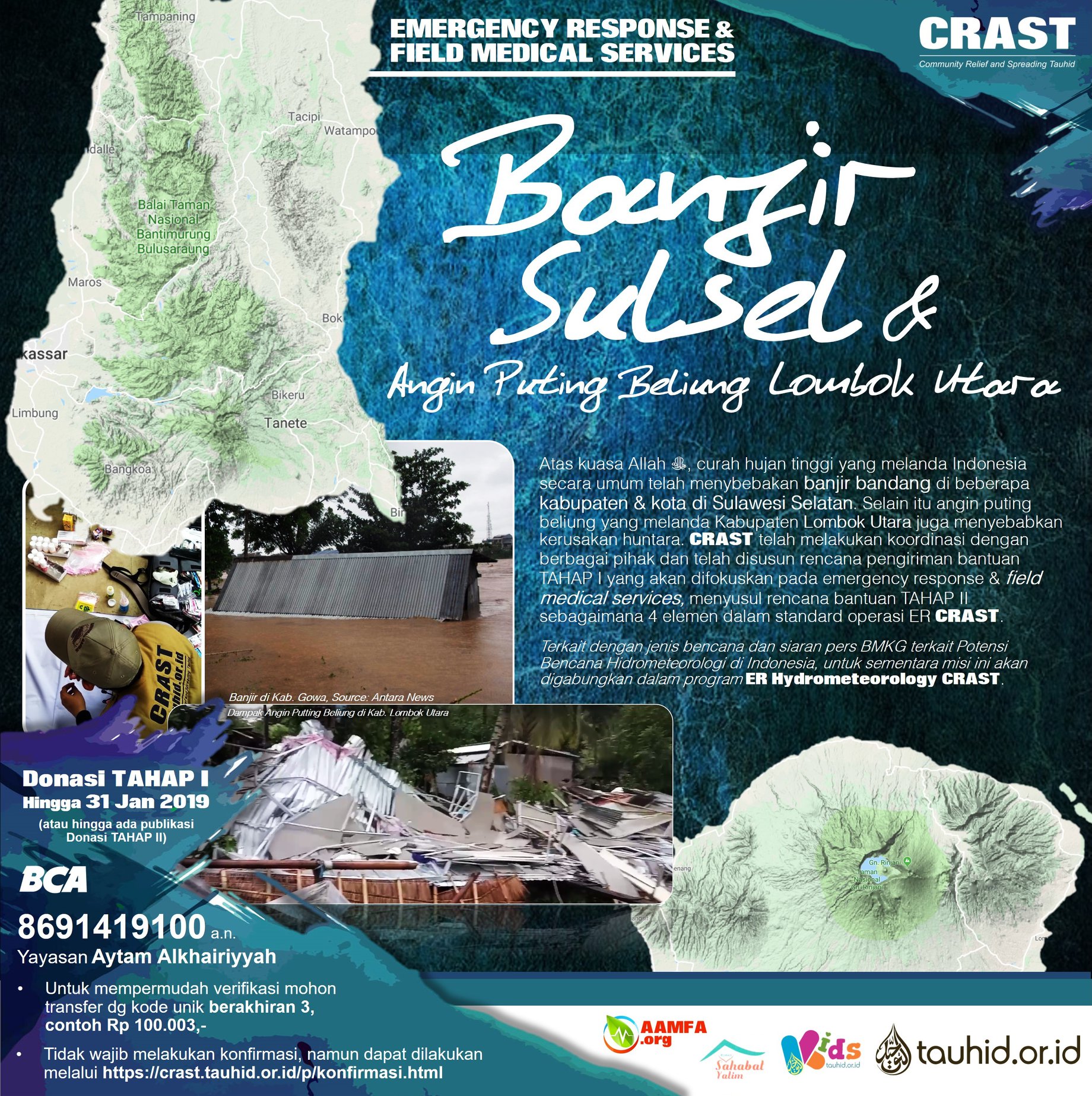CRAST - Atas kuasa Allah ﷻ, curah hujan tinggi yang melanda Indonesia ...