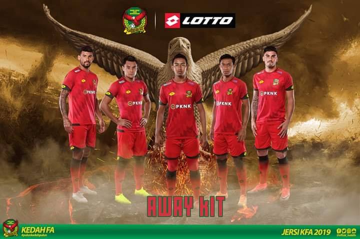 Baju Bola Sepak Kedah 2019