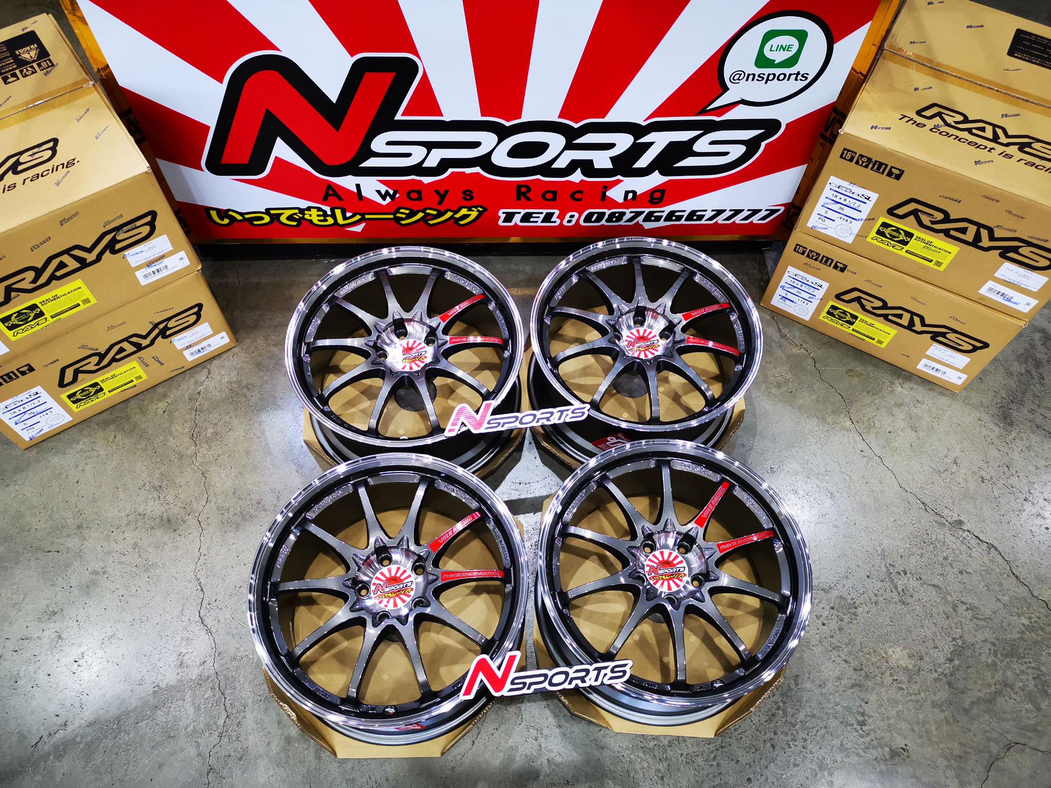 Rays CE28SL 18x8.5+35 5-114.3... - Nsports Always Racing