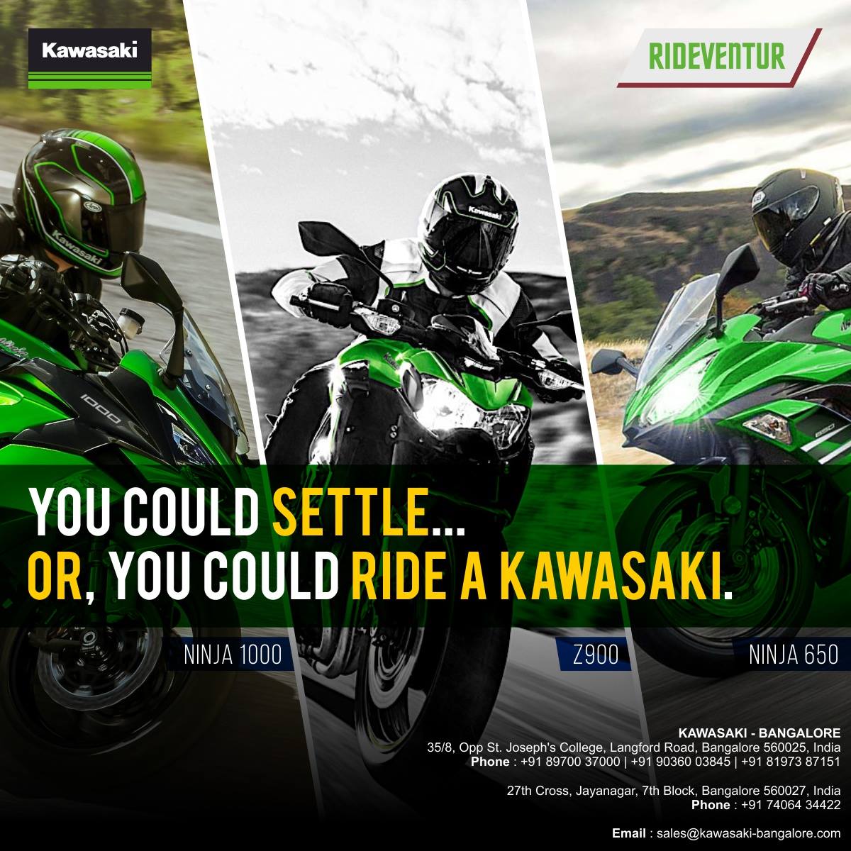 Why settle for less when you can have the motorcycle of your
