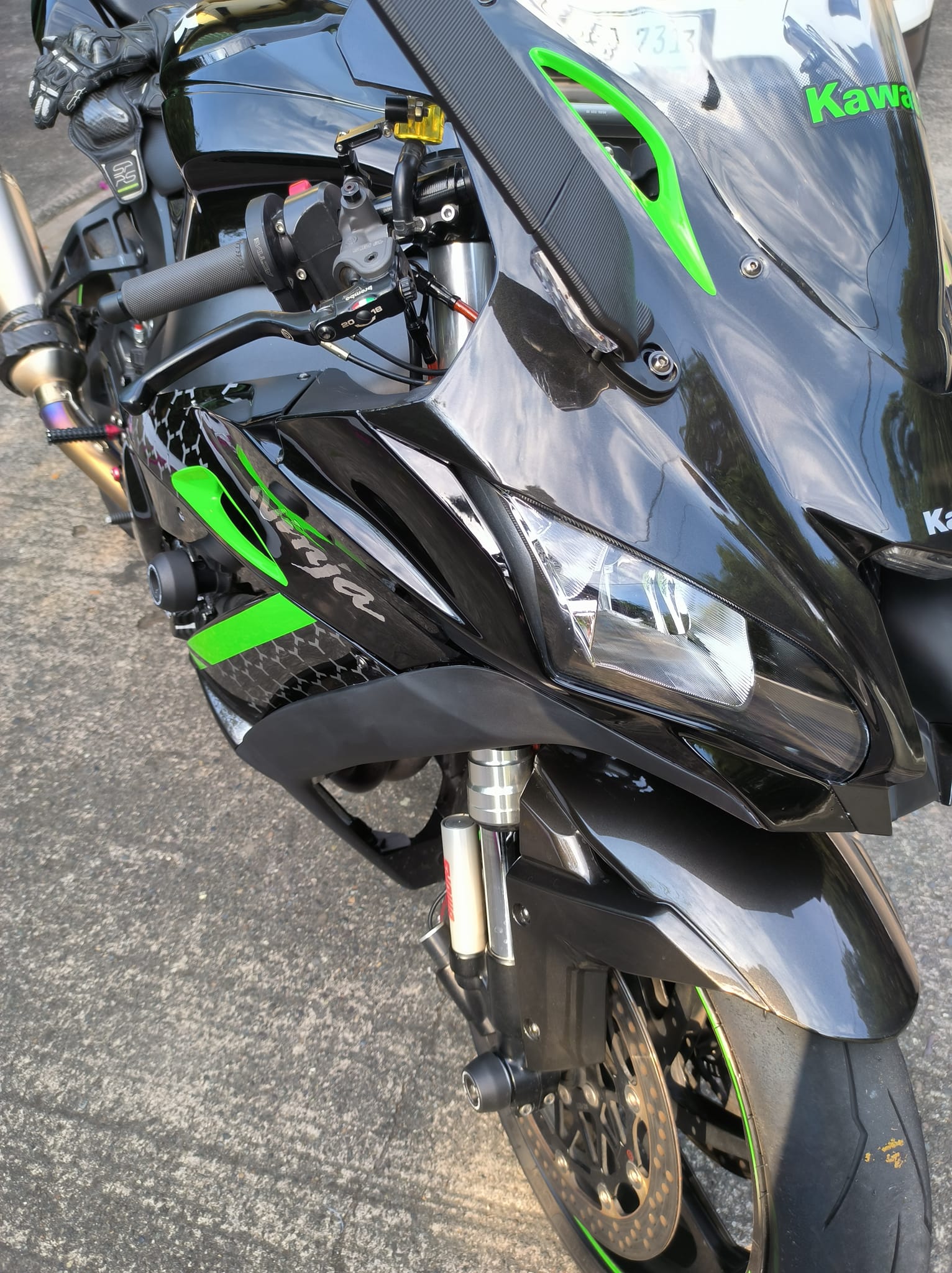 1st ride with SE naka dyno tune, RR ecu and titanium full system