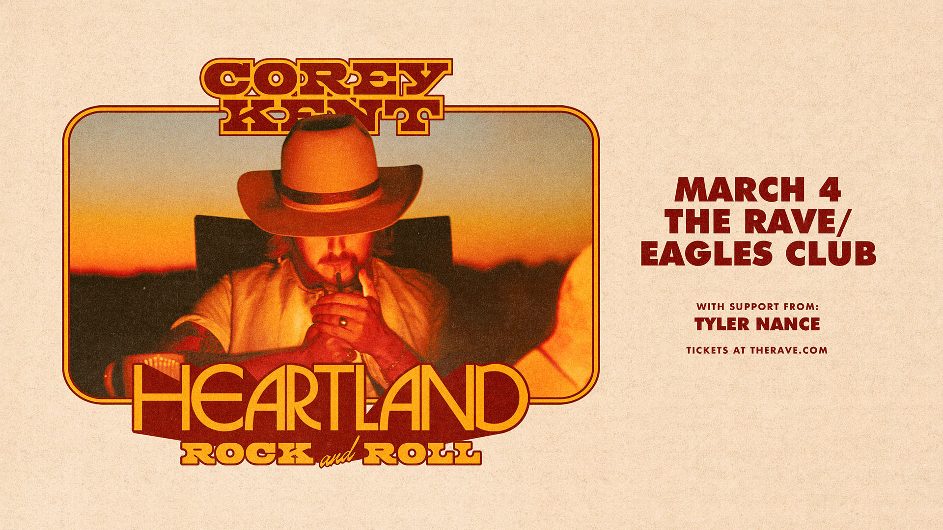 Corey Kent: Heartland Rock and Roll Tour