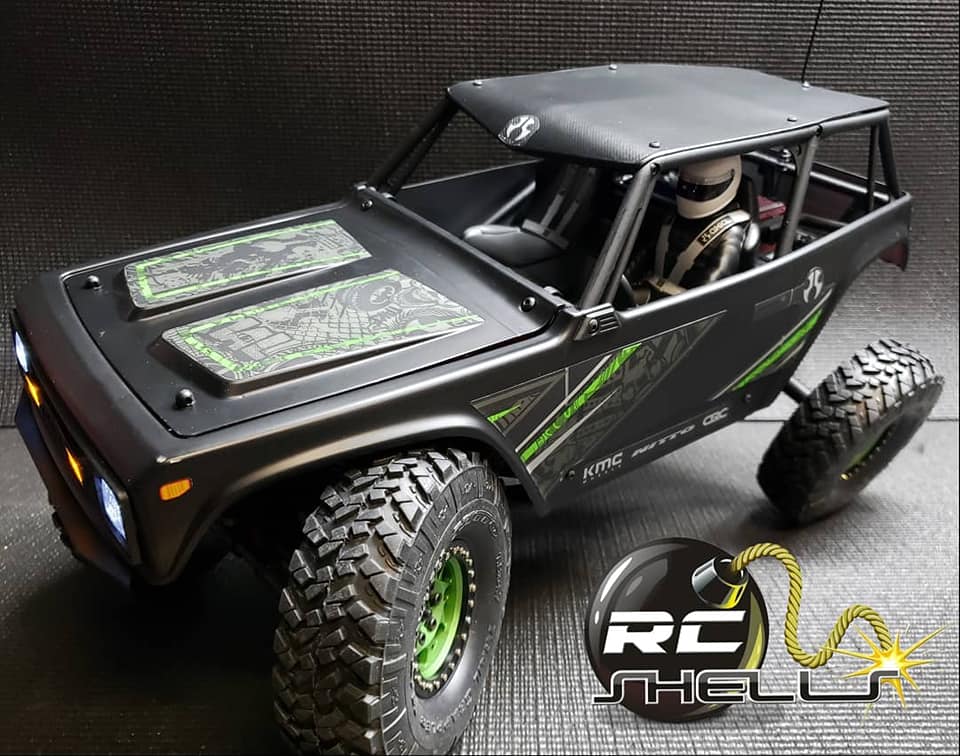Axial Wraith 1.9 build with custom upgrades