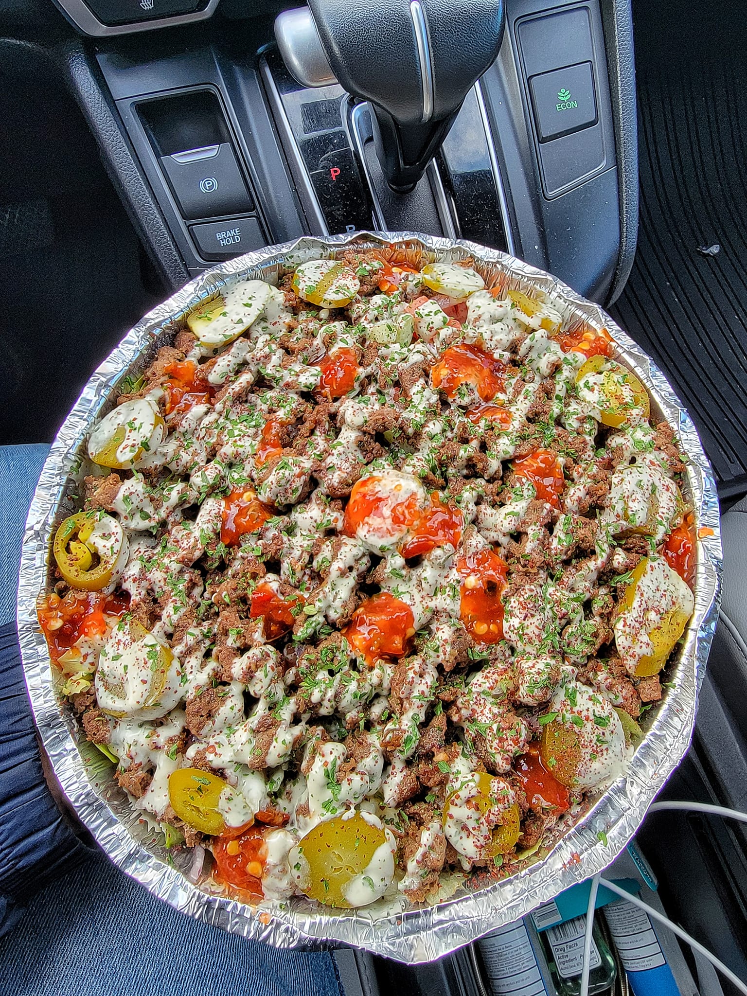 This large kofta over rice platter... - Zain's Halal Reviews