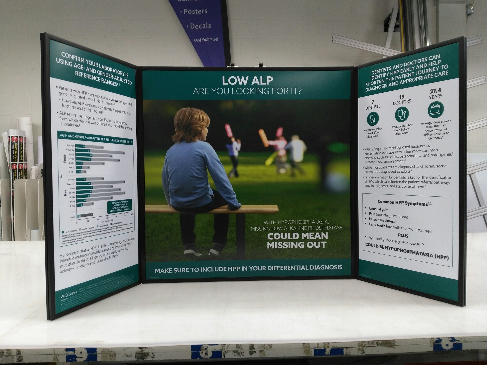 FASTSIGNS - A simple Table top display for Sales people in...