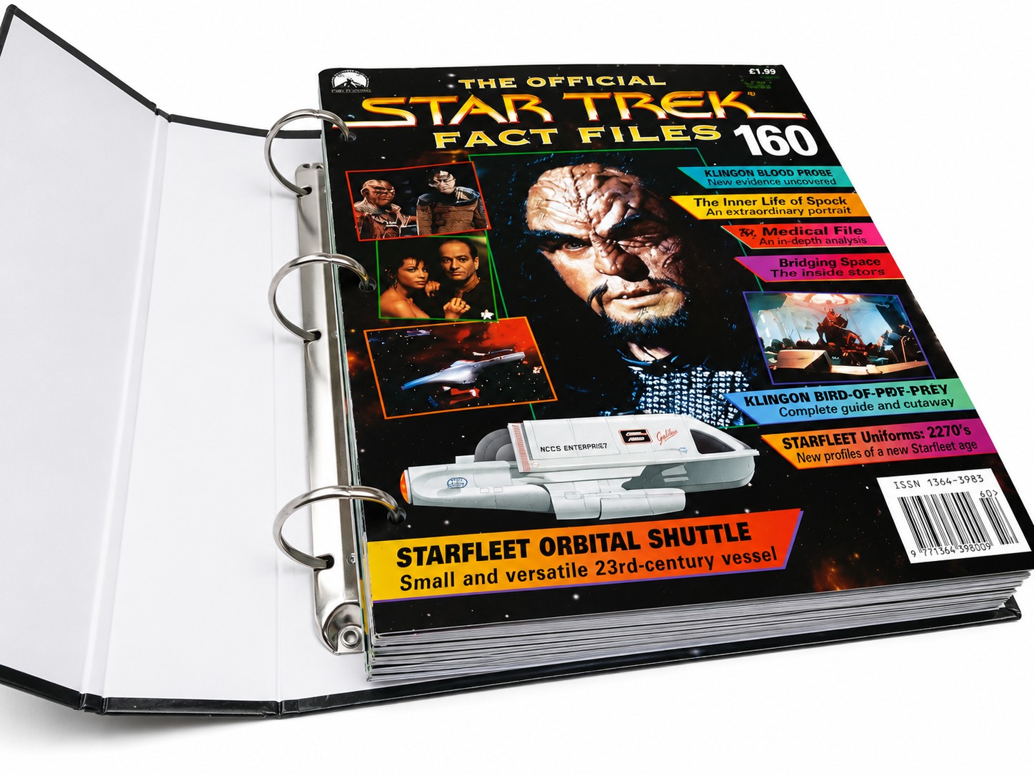 Complete set of Official Star Trek Files in 15 ringbinders Buyer