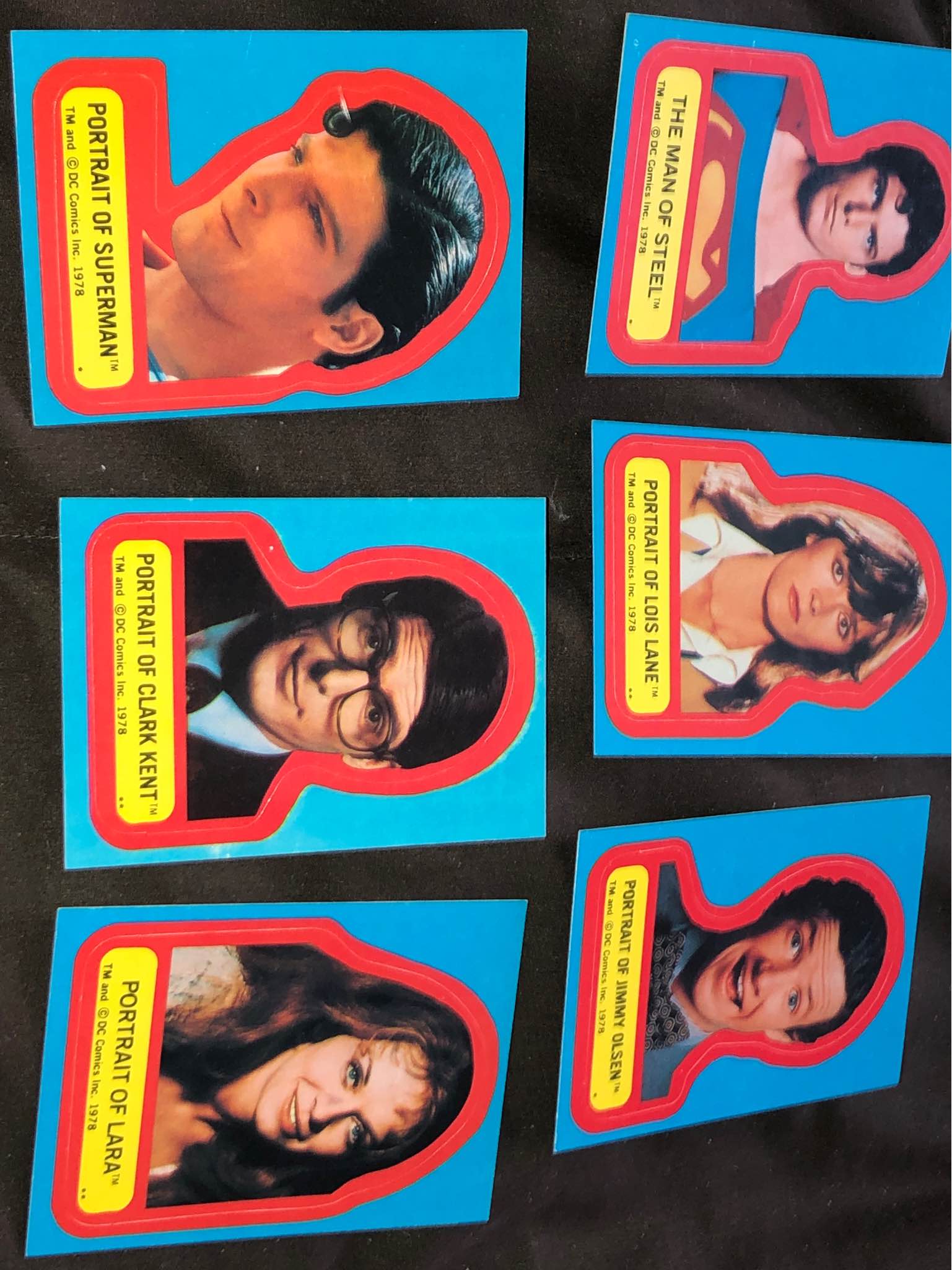 Superman The Movie 77 cards plus 11 Stickers Christopher Reeve - Movies ...