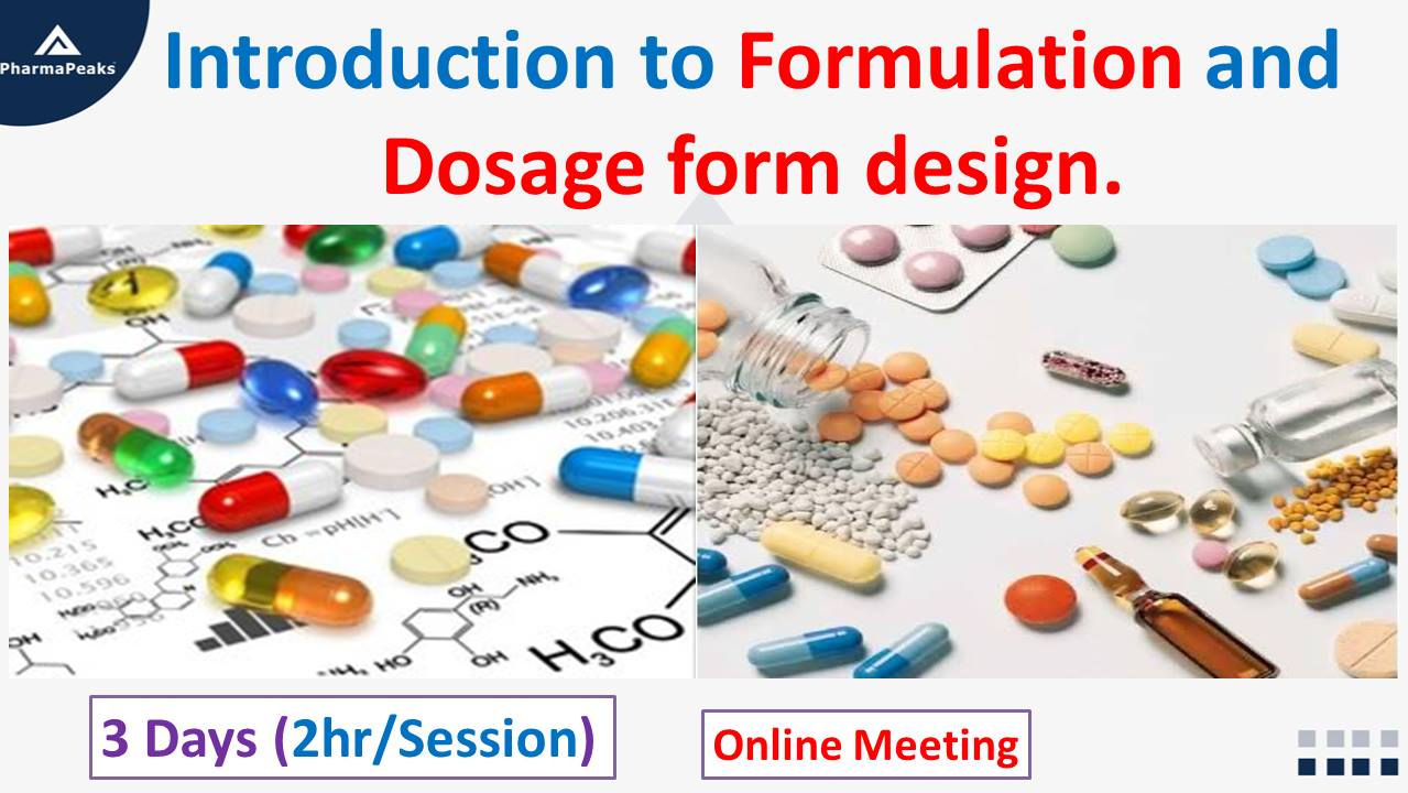 PharmaPeaks - Introduction to #formulation and... | Facebook