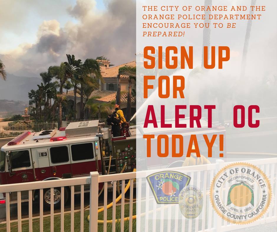 BE PREPARED! The Orange Police... - Orange Police Department | Facebook