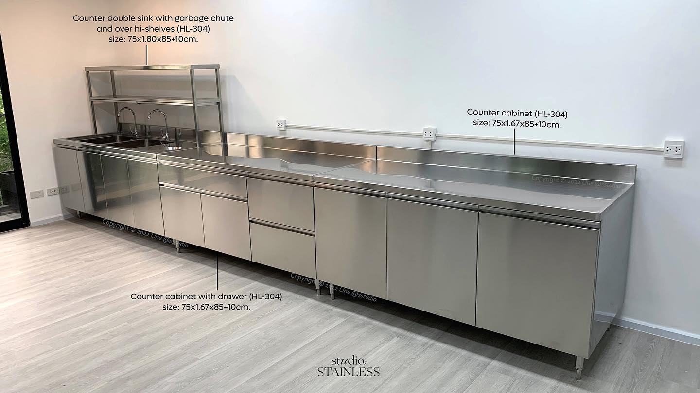 CUSTOMIZED COUNTER DESIGN... - Stainless Kitchen Studio