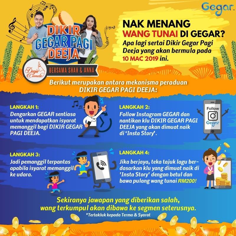 Gegar Nak Menang Wang Tunai Senang Je Ikut Arahan Facebook