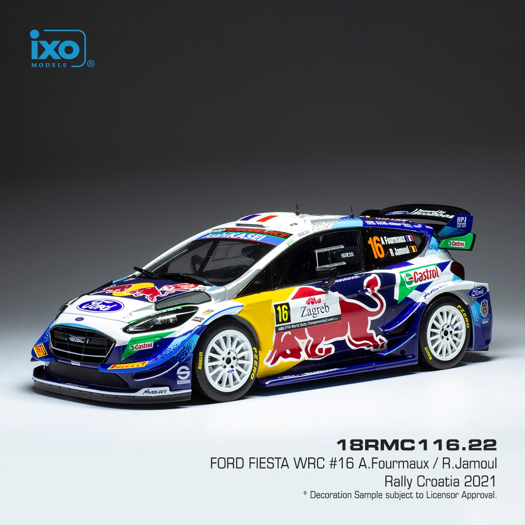 RAM819A FORD FIESTA WRC #16 A.Fourmaux / R.Jamoul Croatia Rally