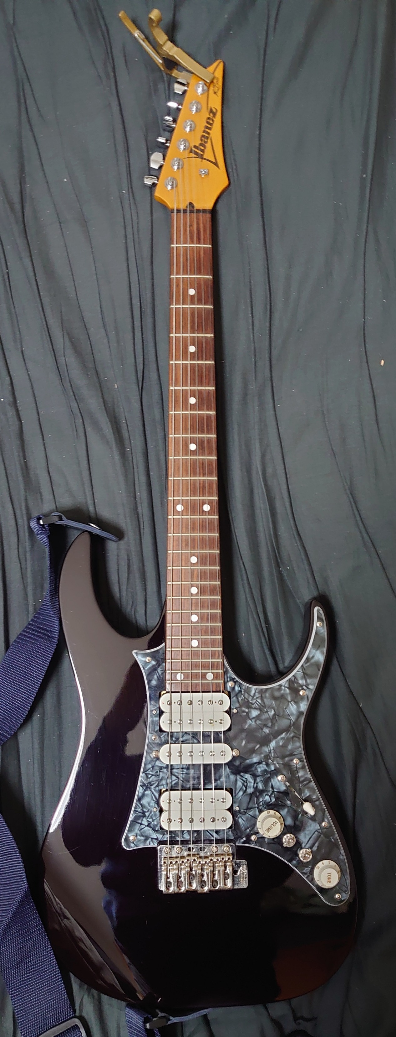 Restored 1992 Ibanez RT140 guitar with upgraded parts
