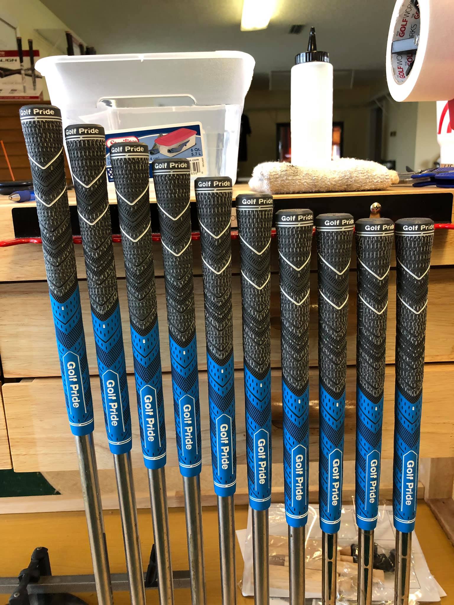Sheesh. How good do these MCC Whiteout grips look? 🔥 #GolfPride