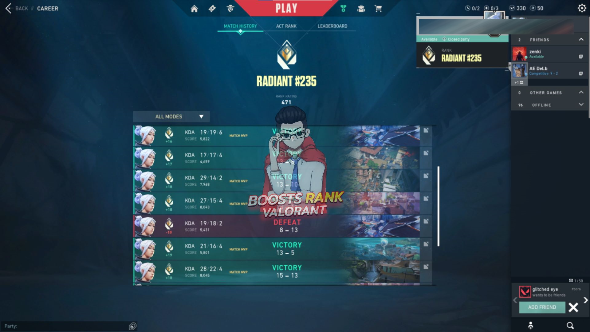 (352) ส่งงาน... - Valorant Boost rank ปั้มแรงค์ by S4