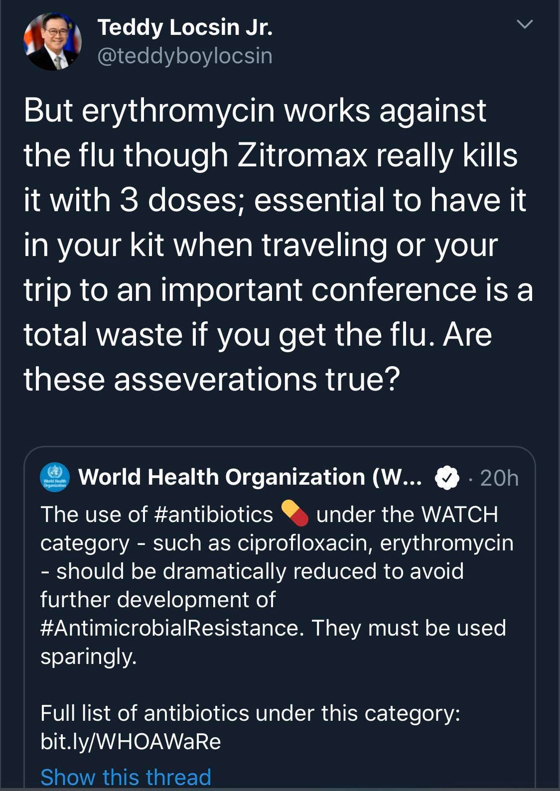 bpc 157 and antibiotics What ever happened to getting a Z-Pak? Once thought of as a “miracle” drug back in the day for its ability to treat billions of conditions, we now know like Z-paks ( Google_Test BPC-157:10mg Vial Buy 5-AMINO-1MQ 10mg Canada