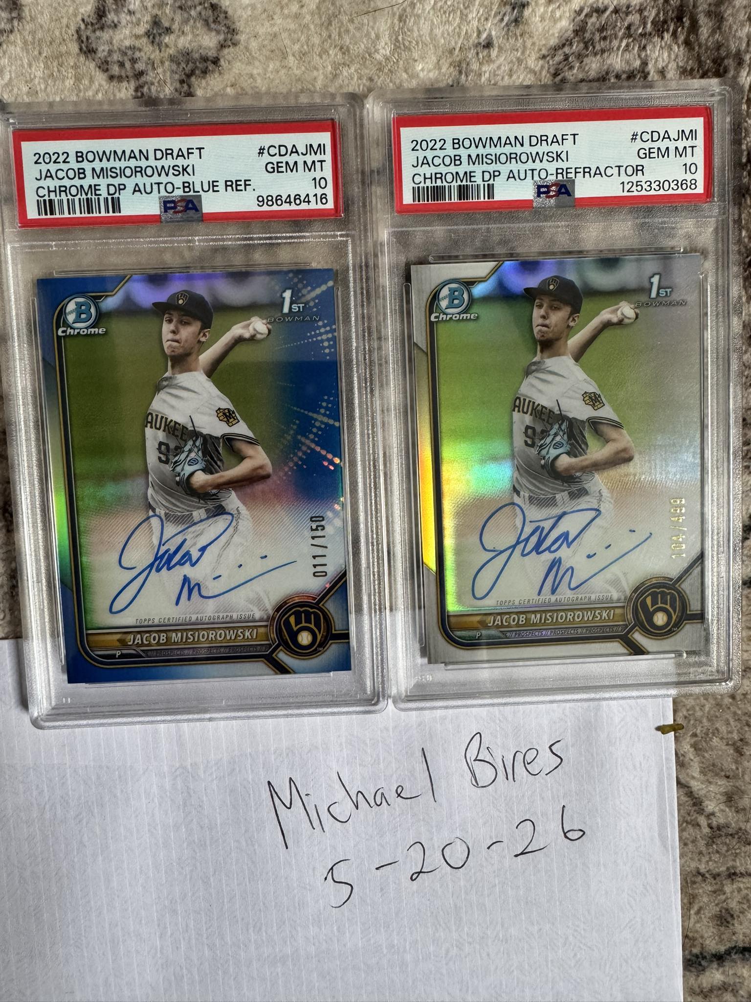 JUST PULLED: 1-of-1 Jacob Misiorowski Anime Rookie Card ?? (via 