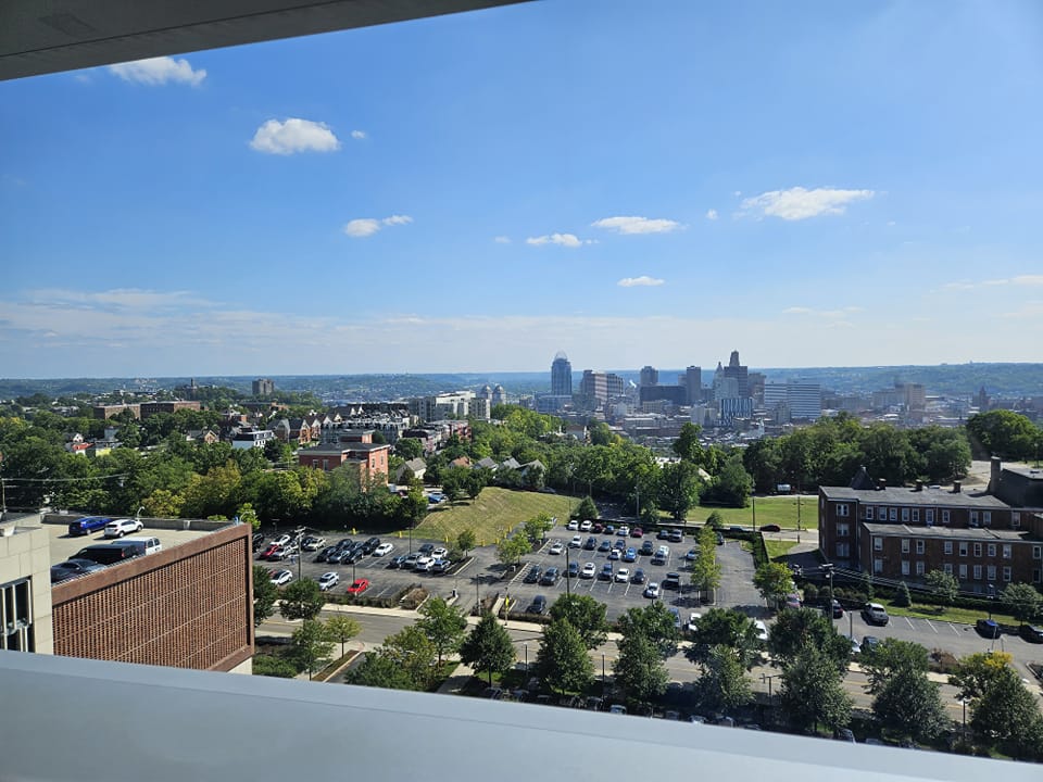 Cincinnati downtown view from the south