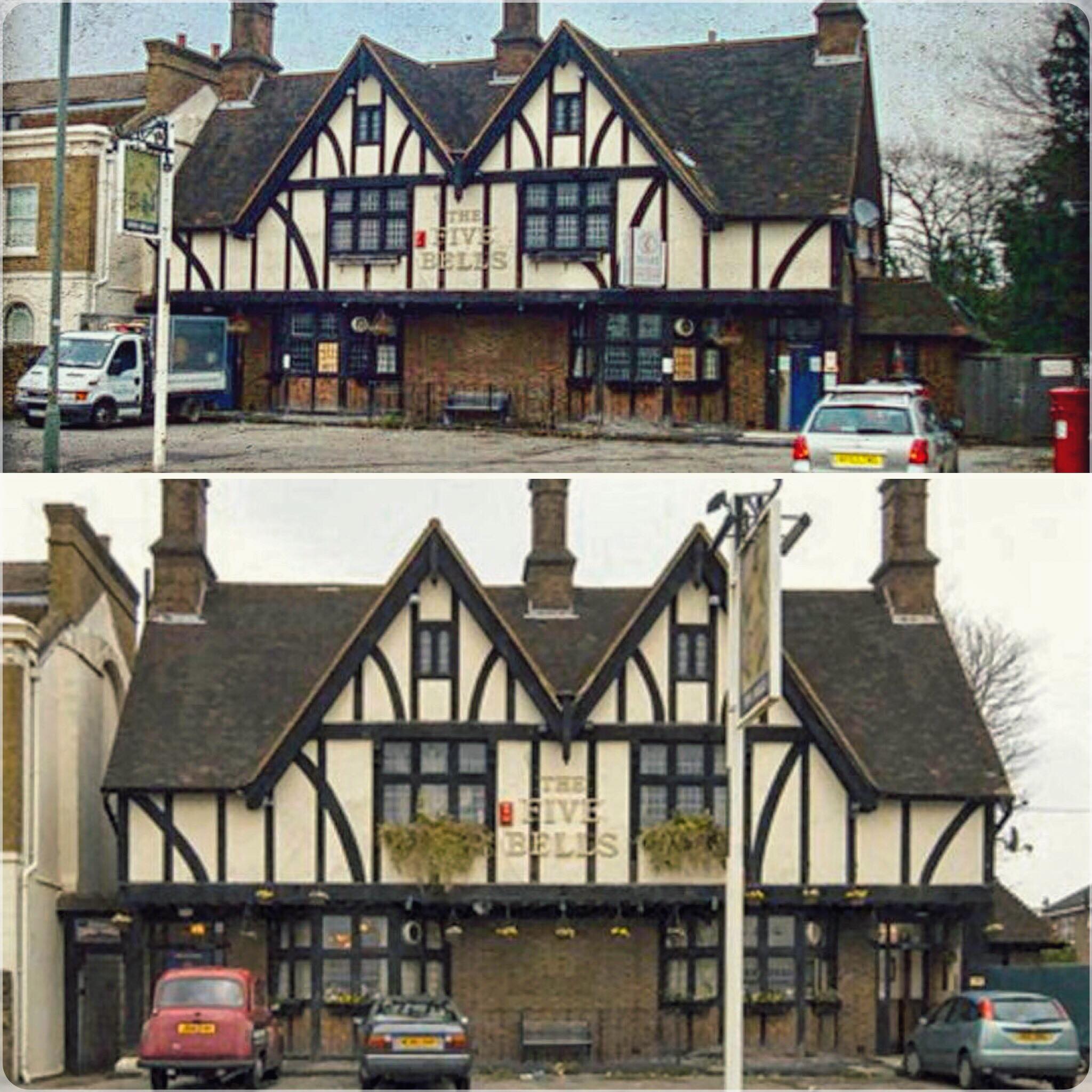 Lost Pubs of Bromley. The Five Bells, Bromley Common, January 2009. The ...