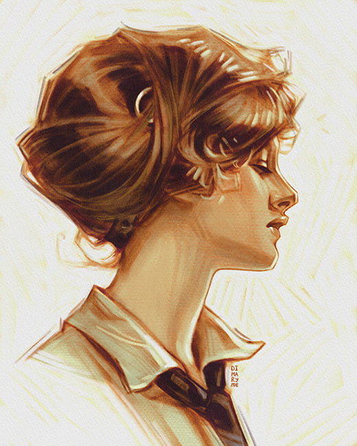 masterstudy of J. C. Leyendecker I did during my #twitchstream in Procreate ✨ Thanks everyone who kept me company! ❤️ ———————————— If you would like to follow my drawing process and ask