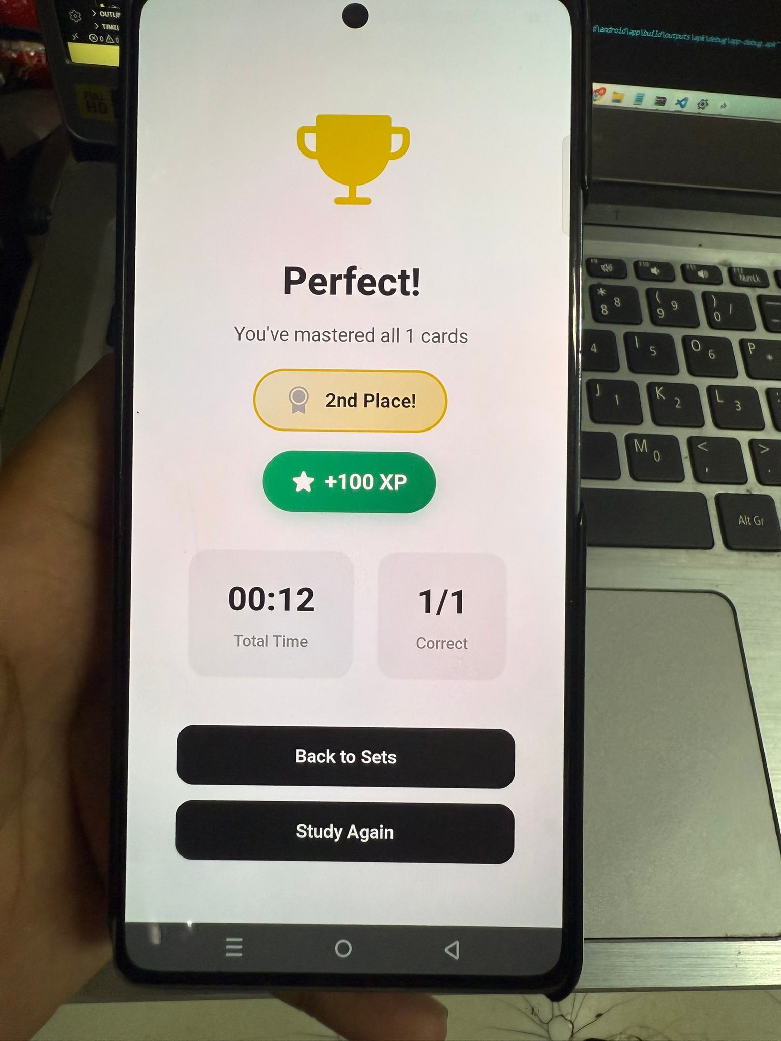 naghimo ug flashcard app kay hapit na exam | Facebook