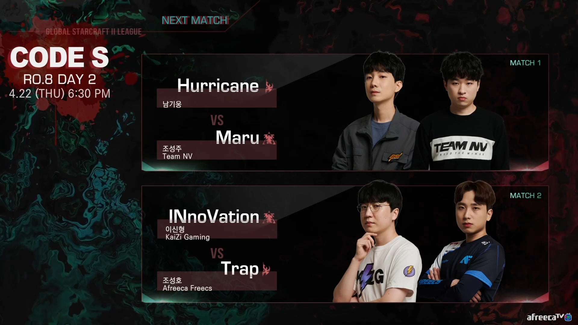 SOOP - 樹譜直播 - 【2021 GSL Season 1: Code S RO.8 Day2】 📅賽事時間...