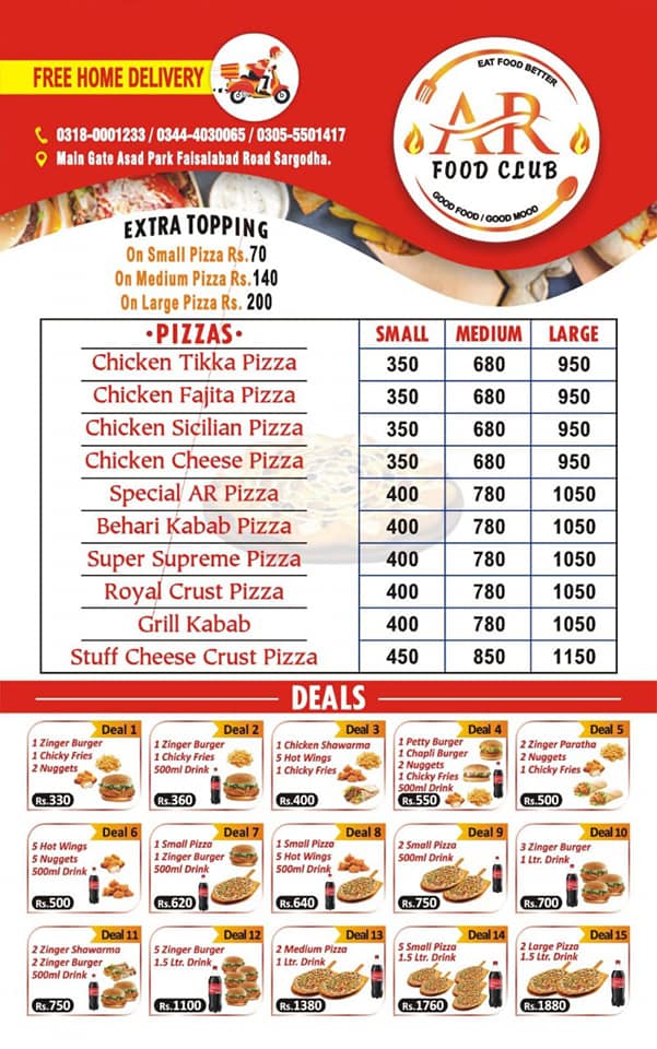 AR Food Club | Sargodha