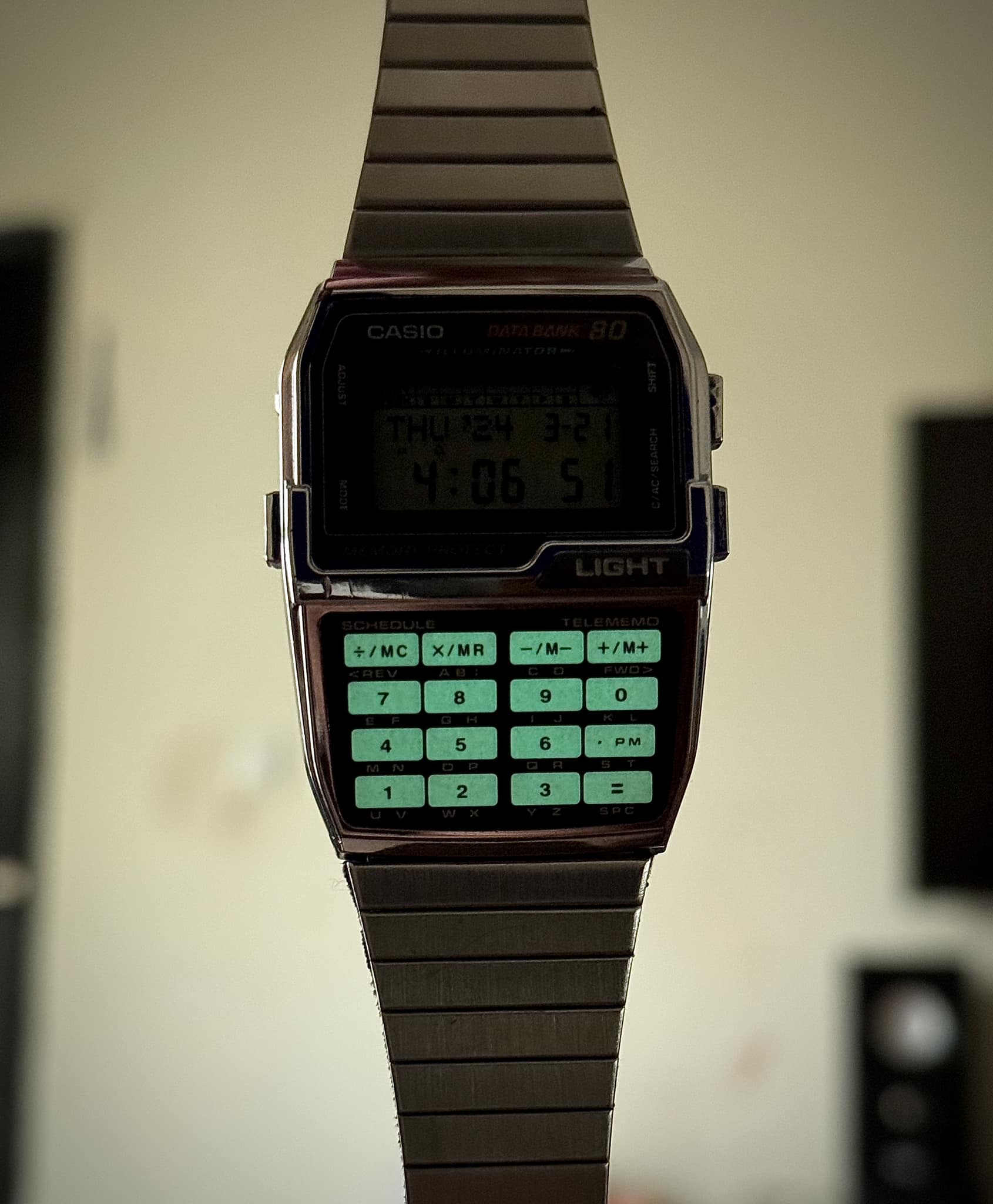 Casio DBC-810 Knight Rider watch found