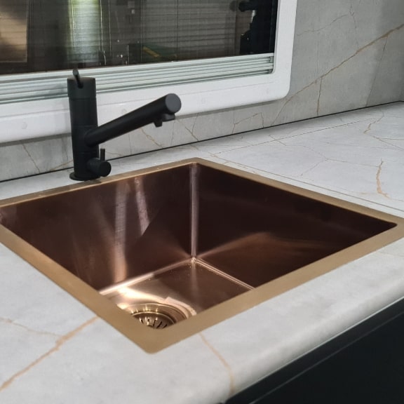 Yonder Caravans - 👌 Loving the Copper sink option! What... | Facebook