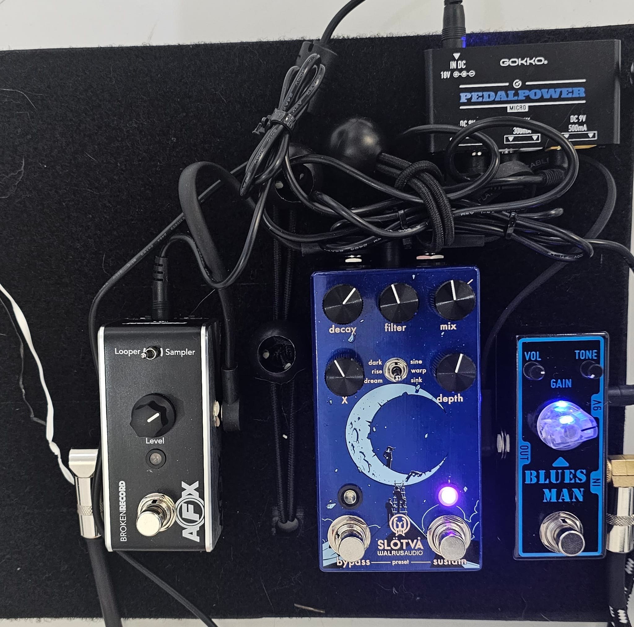 Demon FX Fab Suisse bluesbreaker clone for practice board