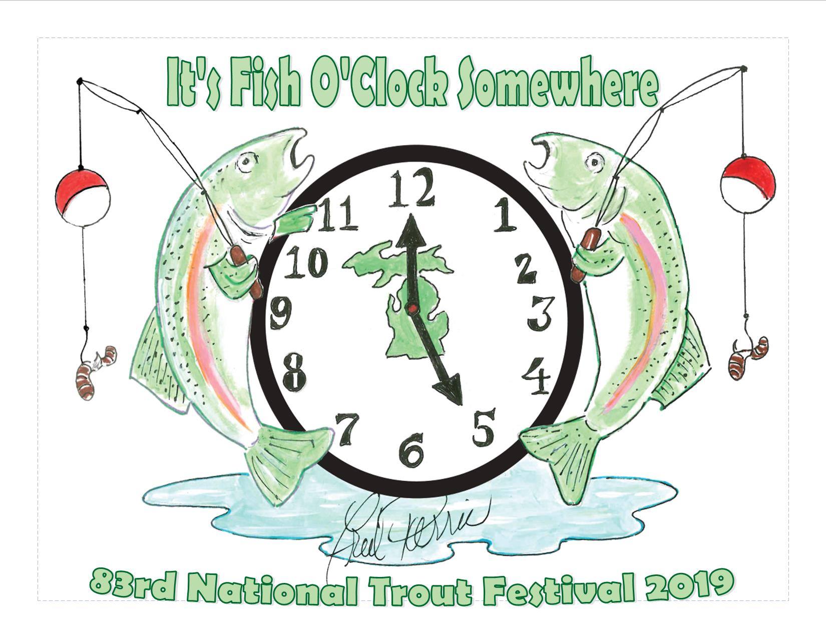 National Trout Festival - Here is the full logo design as FB only ...