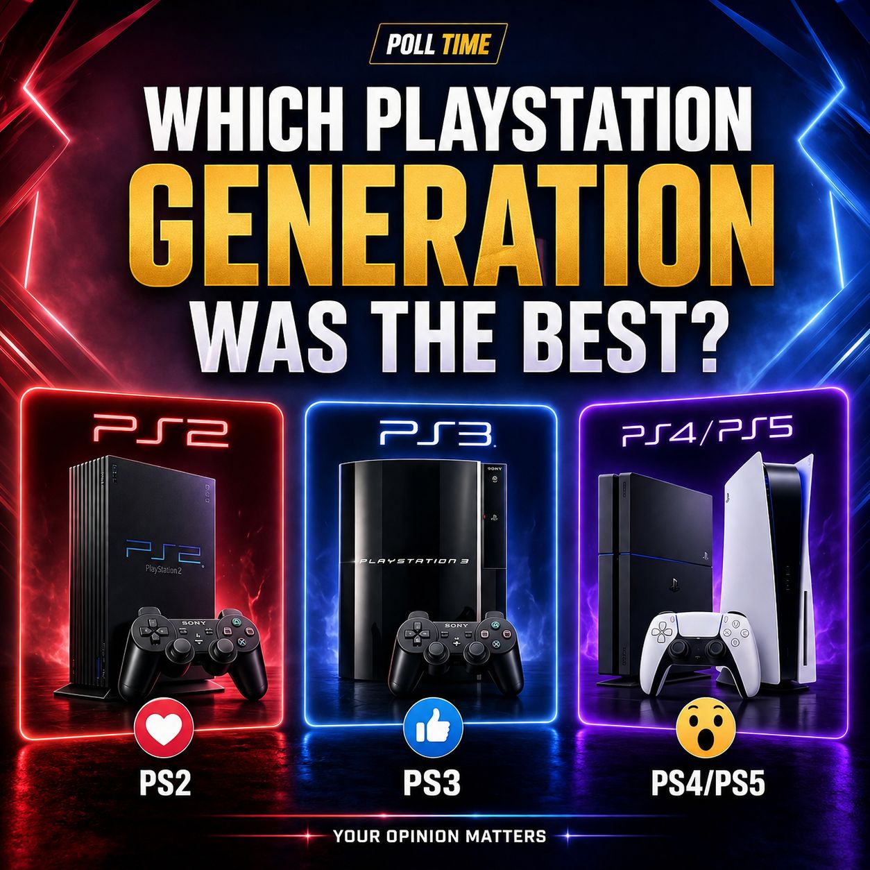 PLAYSTATION - 90s TO 2020s 🔥❤️ - PS2 PS2 PS3 PS4 PS5