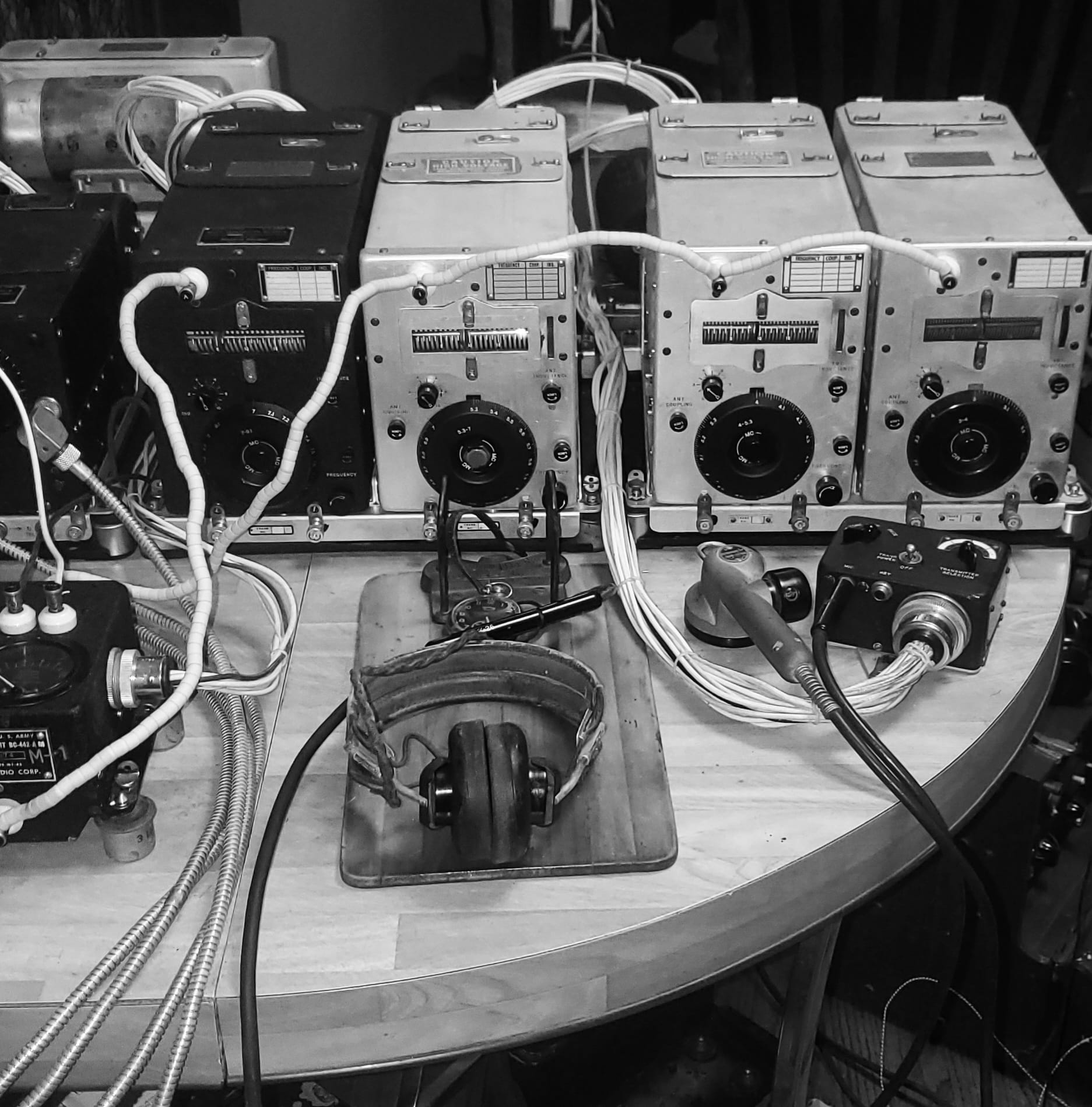 Restored SCR-274-N radio set for B-17 Flying Fortress