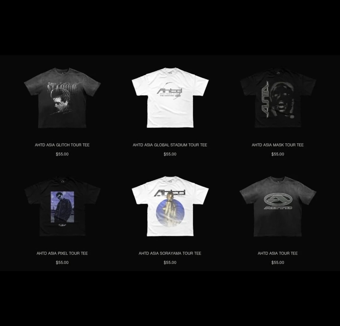 The Weeknd After Hours Til Dawn Asia Tour Merch Available