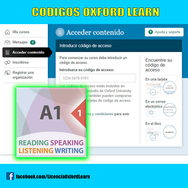 Codigos - Codigos Oxford Learn American English File - CELEN UNAP 🟨 Mas ...