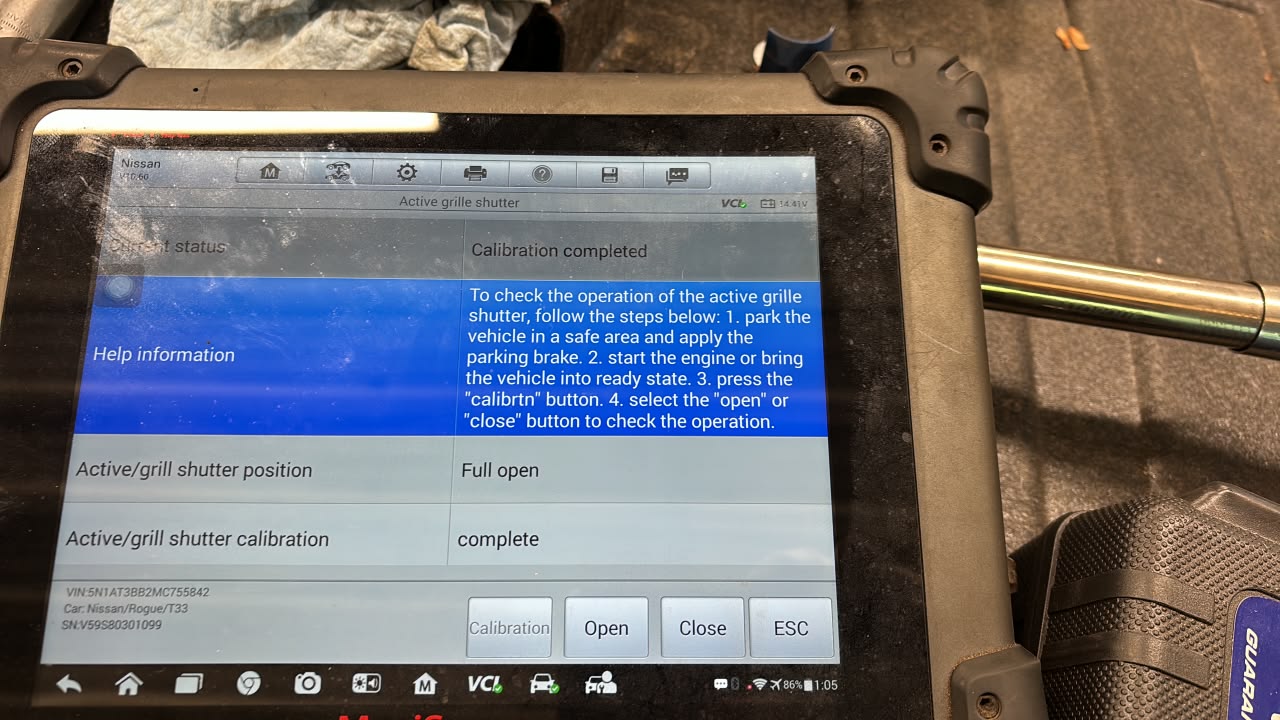 Can MK808 read injector feedback values on Nissan diesel?