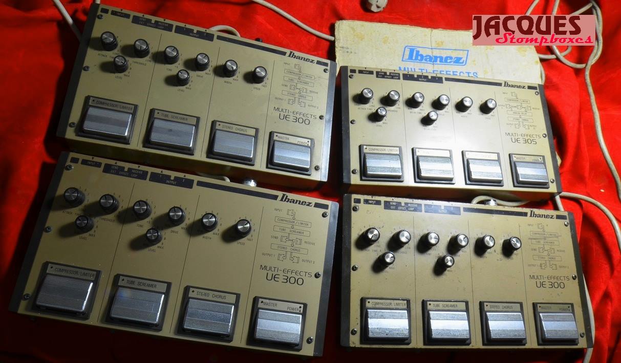 Inside of Ibanez/Maxon UE400 - analog sound multieffect for guitar.