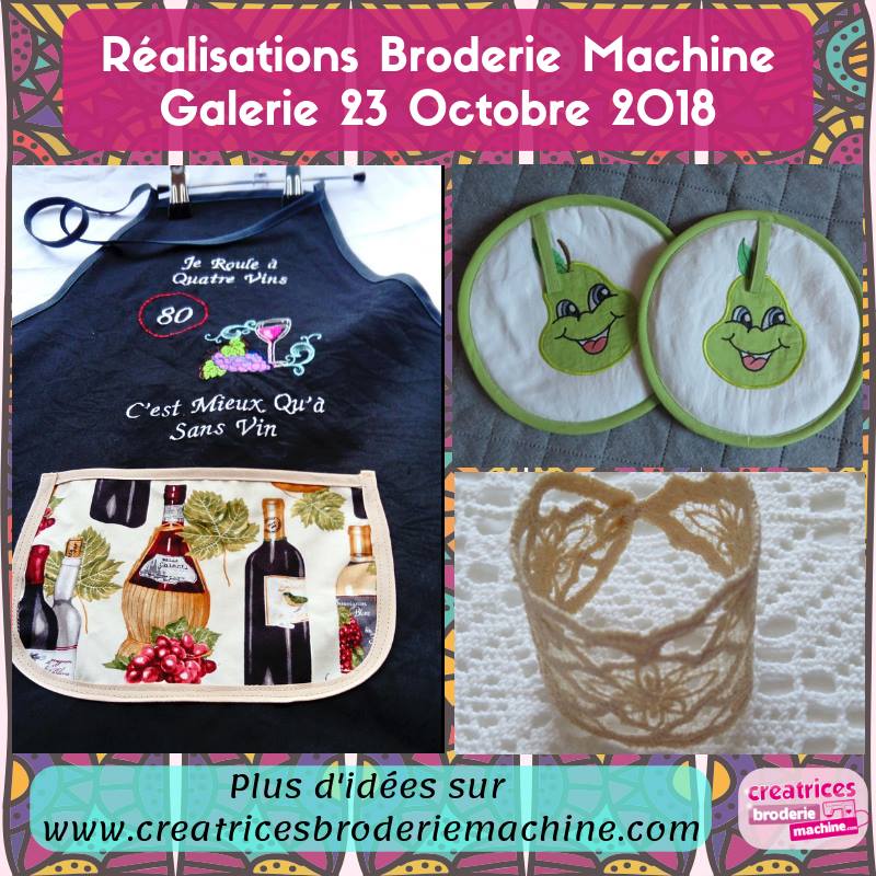 La broderie, ce n’est que du... - Creatrices broderie machine
