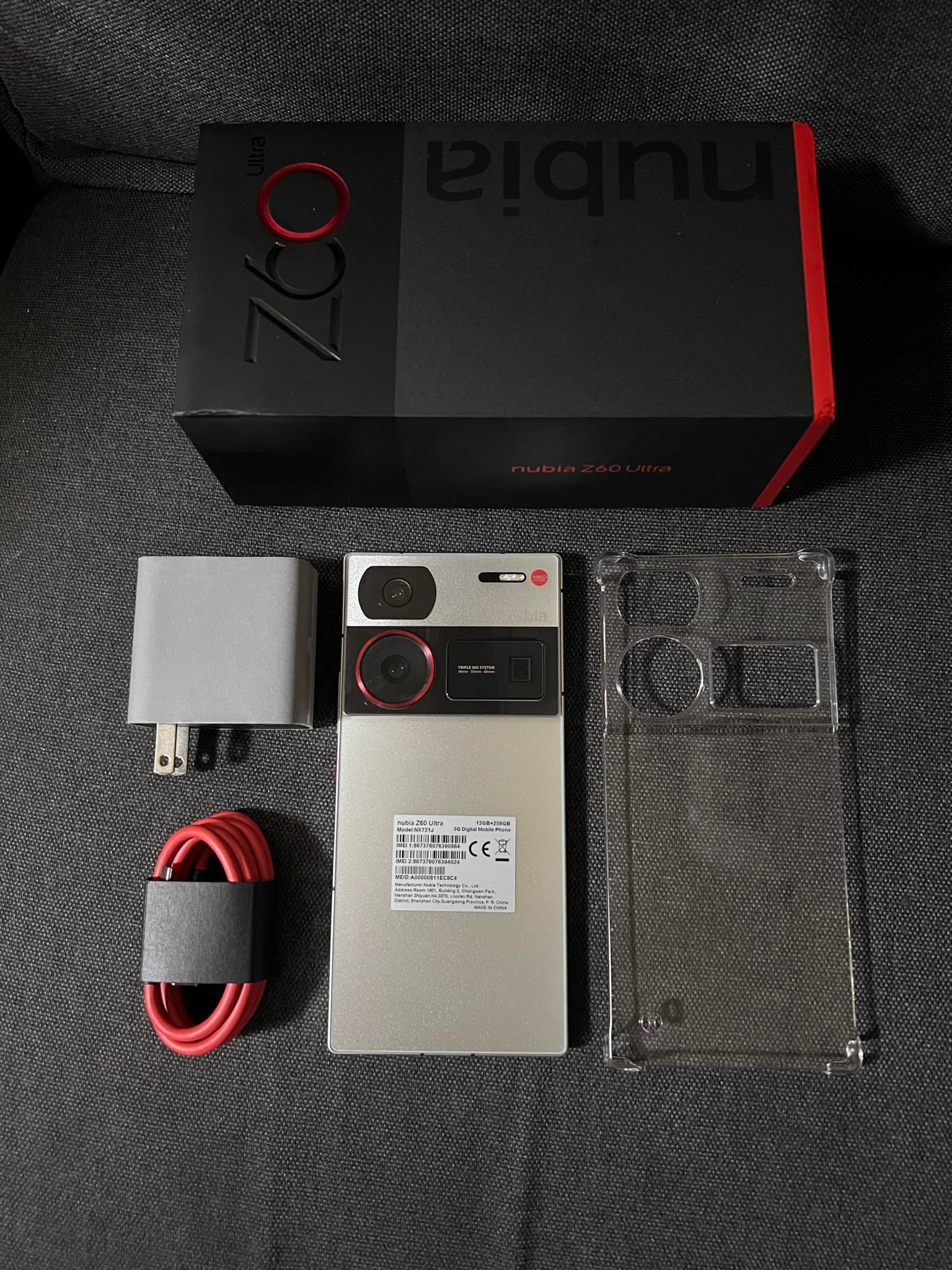Nubia Z60 Ultra 12|256GB Silver for sale or swap