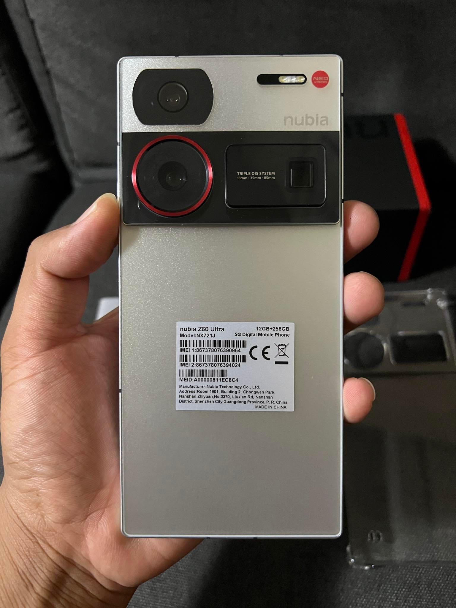 Nubia Z60 Ultra 12|256GB Silver for sale or swap