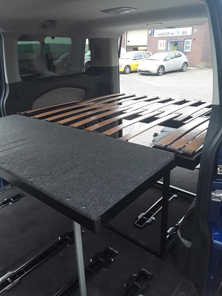 Single sliding rear bed frame... - Marlin Van Conversions | Facebook