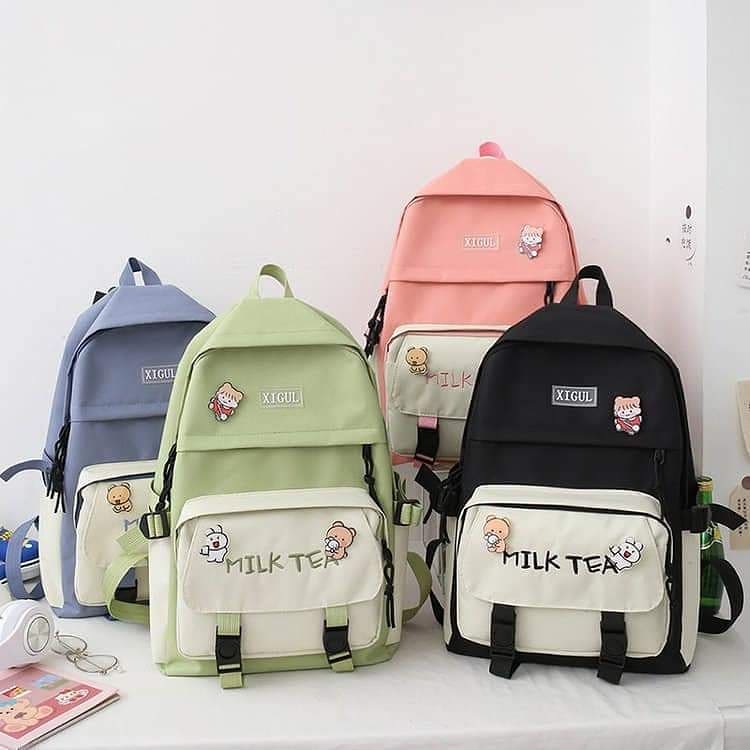 neukmaiook_edok - #พร้อมส่ง กระเป๋าเป้เซ็ต MILK TEA 300฿🥛...