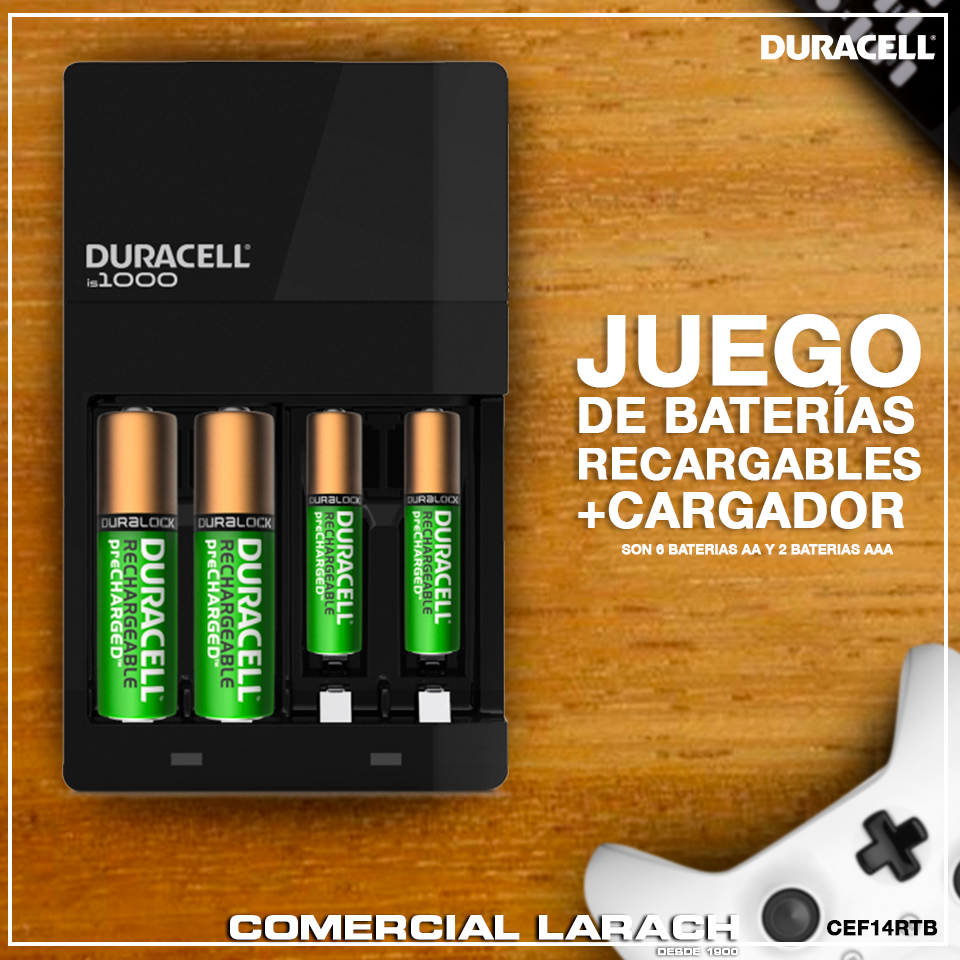Mr.Batt Cargador Recargable AA AAA Con Baterías