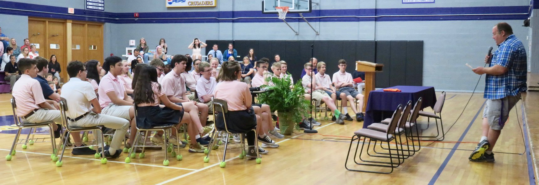 Sad to see our 8th graders go! Today... - Holy Cross School | Facebook