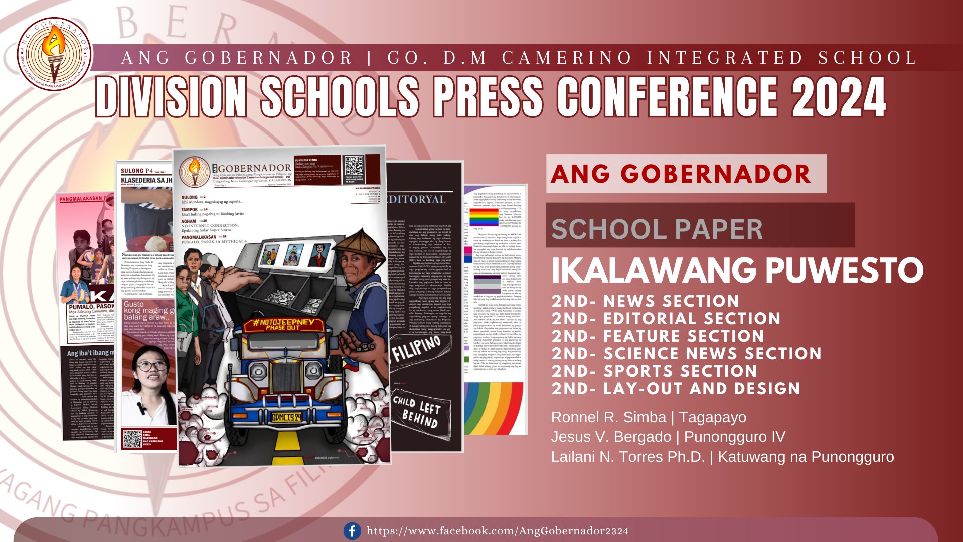 KALMA, TAYO ANG IKALAWA! Pagbati sa aming mga patnugot at kontibyutor ...
