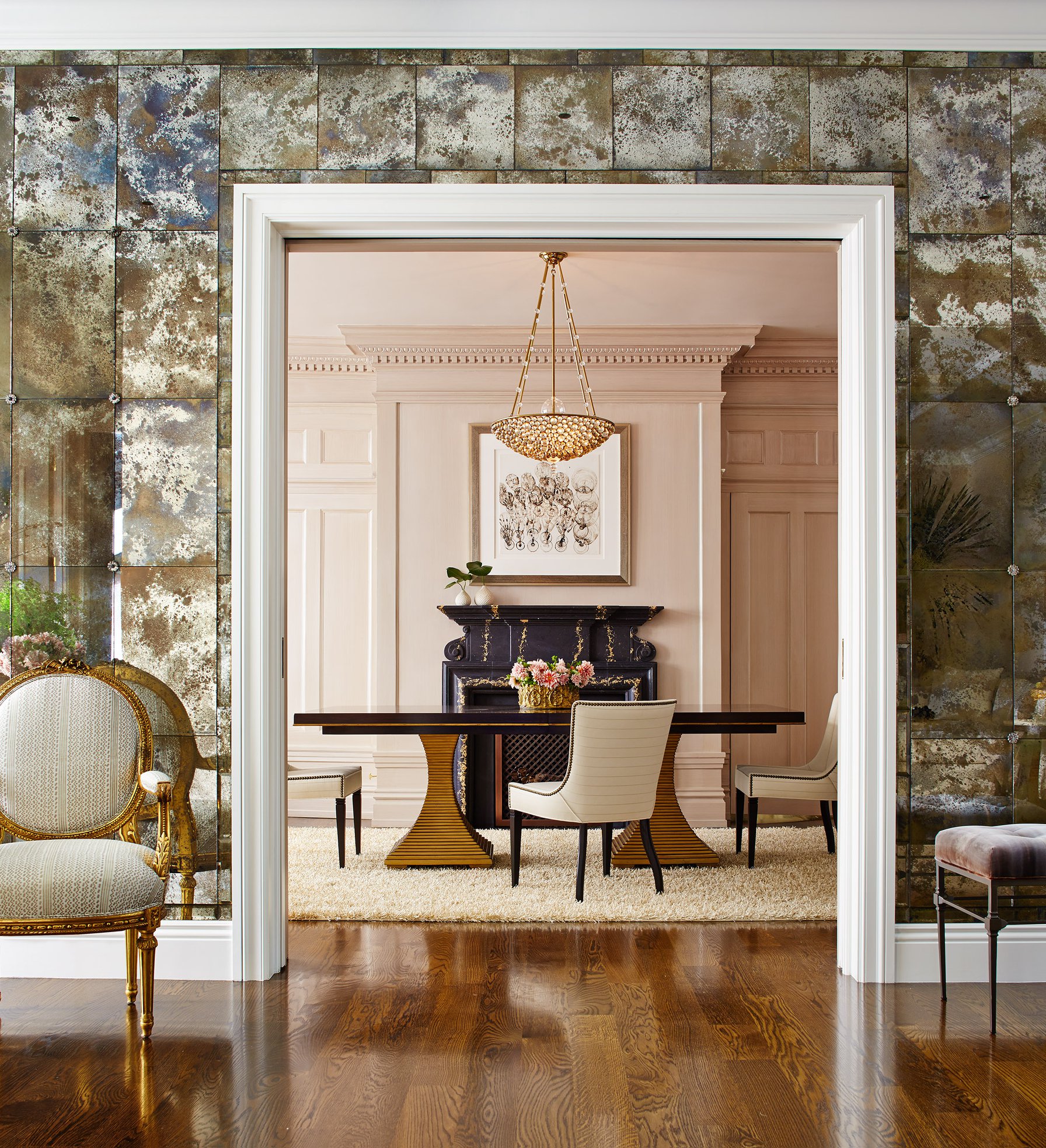 A high-design interior by Angela Free... - Chairish By Design
