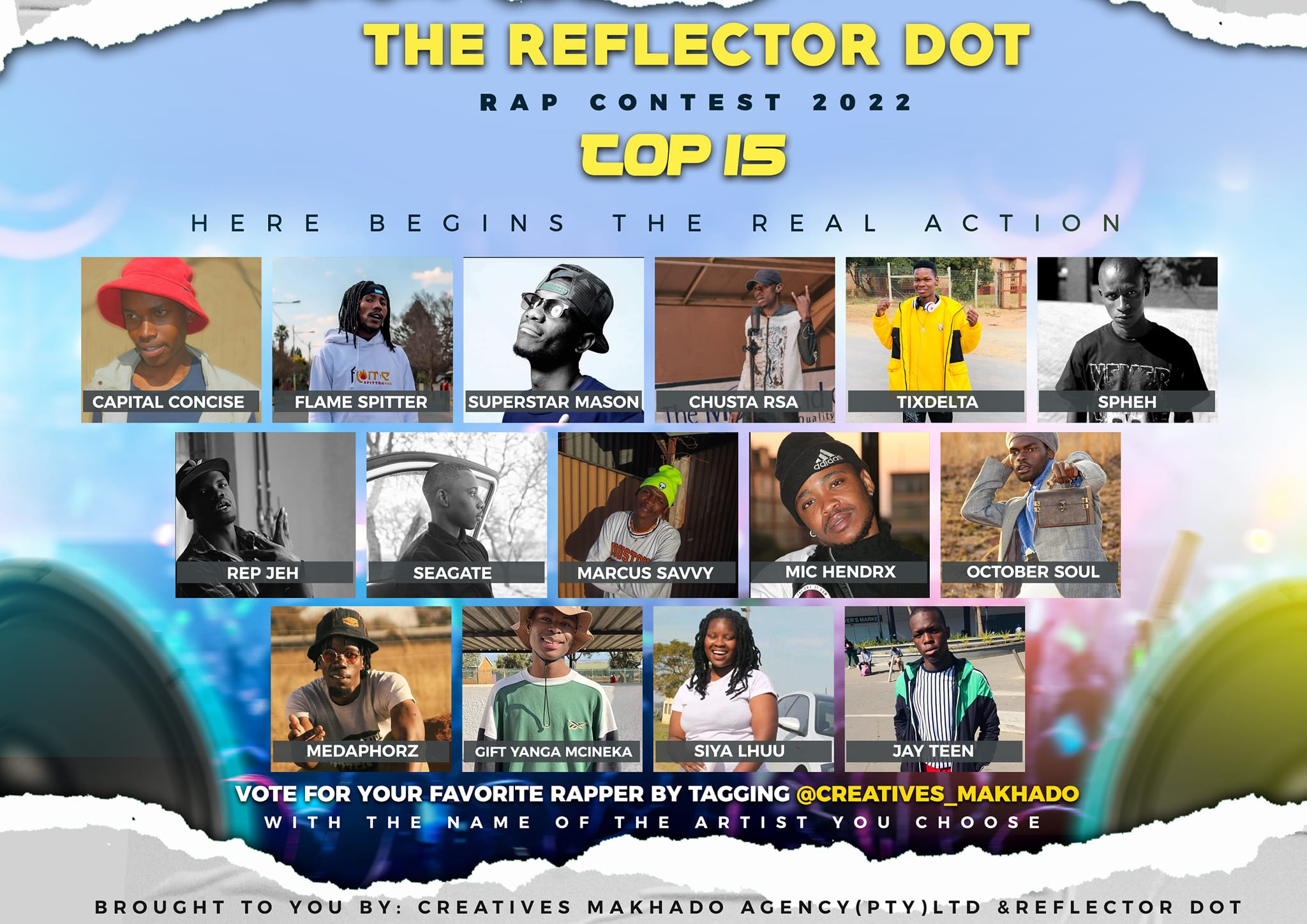 Creatives - We are delighted to announce the Top 15 Rappers selected to ...